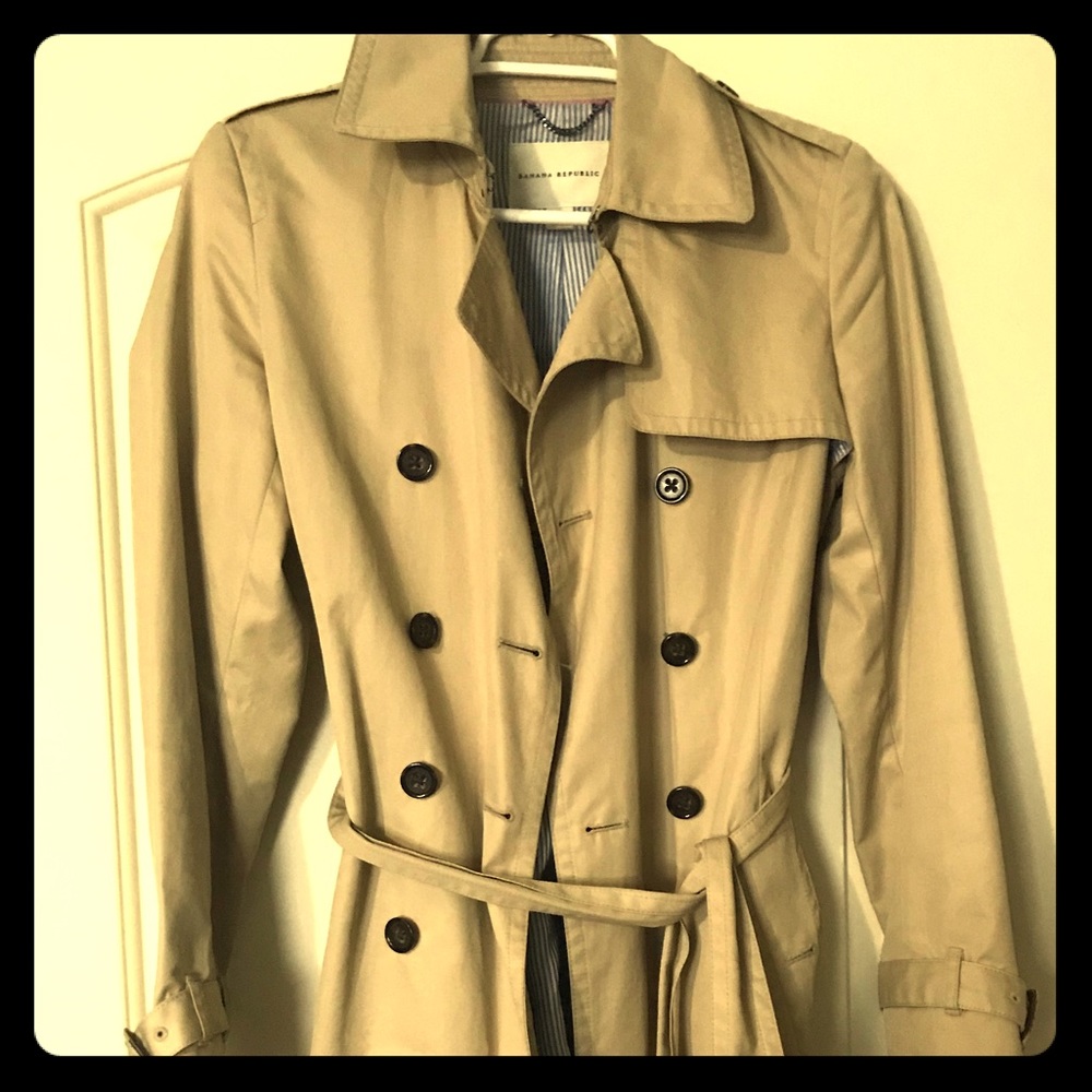 Women’s Banana Republic Classic Khaki Trench, sz s